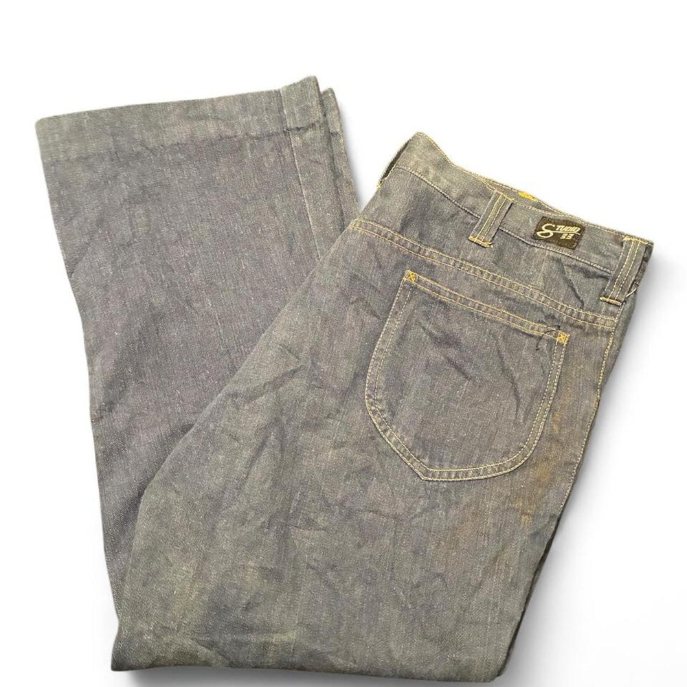 Vintage Studio 33 Baggy Skater Dark Wash Denim Jeans Mens 38 Streetwear